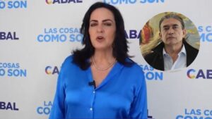 María Fernanda Cabal arremete contra Gustavo Bolívar por la primera línea: Usted recogió más de $300 millones, ¿de dónde venía el dinero?