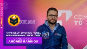 Vivimos un divorcio por el desgobierno de Claudia López: dice el candidato al concejo Andrés Barrios
