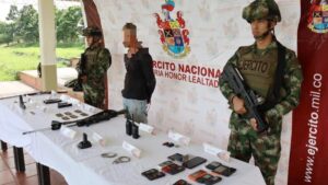 Cayó alias Mula, señalado francotirador del ELN, con material de guerra en Tame, Arauca