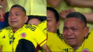 Emocionante: padre de Luis Díaz celebra con lágrimas los dos goles de su hijo vs. Brasil