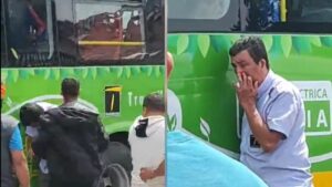 Video | Indignante golpiza le dieron a un conductor de SITP en Bogotá