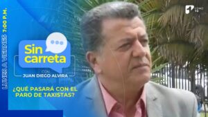 El polémico líder de taxistas Hugo Ospina habla Sin Carreta