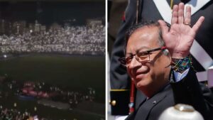 Fuera Petro: piden renuncia del presidente durante la final entre Nacional y Millonarios
