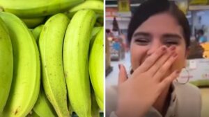 Viral | Colombiana residente en México llora al encontrar un plátano verde: Por fin