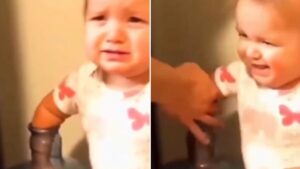 Video | Bebé se vuelve viral luego de hacer tierna broma a sus papás