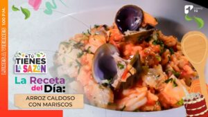 Receta Del Día: prepara un arroz caldoso con mariscos junto a Patricia Gómez