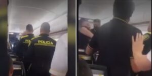Turista fue expulsado de vuelo luego de agredir a policías en un avión rumbo a Miami