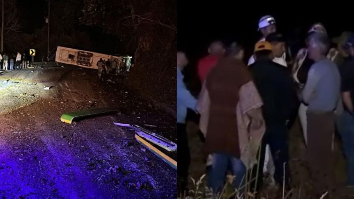 Grave accidente de bus en Santander: una persona muerta - Canal 1