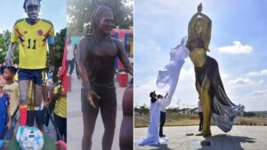 Los memes que dejó la inauguración de la estatua de Shakira en Barranquilla