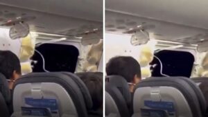 Video: pasajeros vivieron escena de terror luego que avión perdiera ventana en pleno vuelo