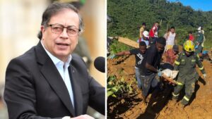 Gustavo Petro declara el accidente de la vía en Chocó como estado de desastre natural