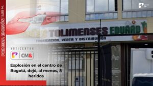 Video | Ocho heridos luego de explosión en el centro de Bogotá