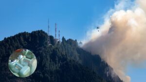 ¿Incendios provocados? Habitantes de Chapinero encuentran gasolina en los cerros