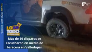 Dos personas murieron en medio de una balacera en Valledupar