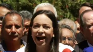 Corina Machado agradece a Senado colombiano reconocer a Edmundo como presidente electo