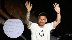 ¿Qué es lo que dice el primer contrato de Messi? Aquel que firmó en una servilleta