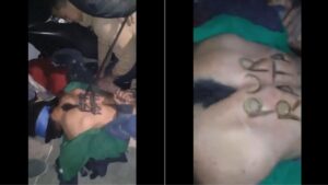 Video | Hombres queman a presunto ladrón con fierro de ganado: Por rata