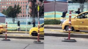 Video | ¡A carterazos! Una mujer enfrenta a habitante de calle en Bogotá