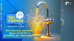 Agua amarilla en Bogotá: Sin Carreta sometió el líquido vital a pruebas de laboratorio