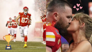 Taylor Swift celebra junto a Travis Kelce la victoria de los Chiefs en el Super Bowl 2024