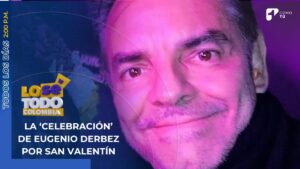 Video | La curiosa celebración de Eugenio Derbez por San Valentín