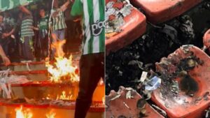 ¿Por qué Dimayor no impuso sanciones a Nacional por la quema de sillas en el estadio?