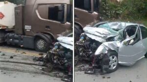 Video | Terrible accidente en Meta: camión cisterna se estrelló de frente con un carro