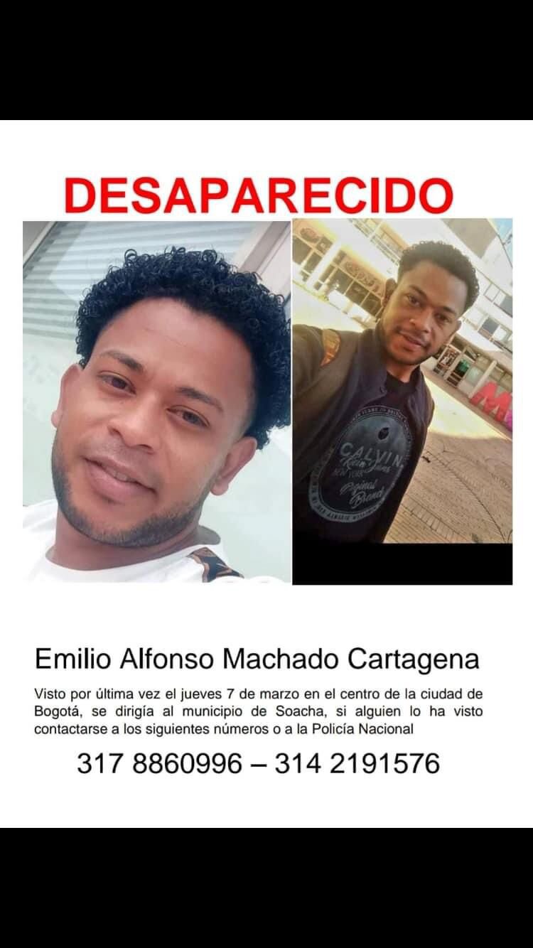 Emilio Alfonso Machado desaparecido