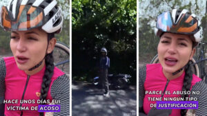 Video | Ciclista grabó a su acosador: Iba sola, no podía ir más rápido, empecé a orar