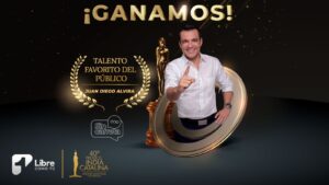 Juan Diego Alvira, galardonado con el India Catalina como Talento Favorito del Público