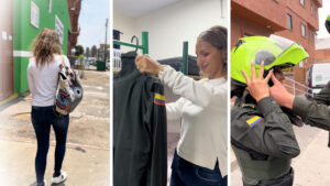 Video | Mujer cumple su sueño y fue policía por un día: Portar el uniforme es un orgullo