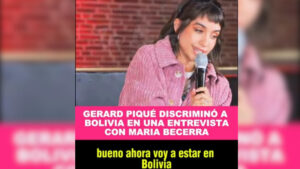 Gerard Pique se burla de la gira de María Becerra en plena entrevista