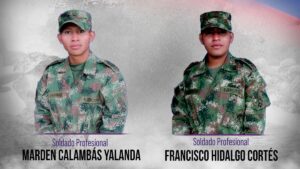 Dos soldados mueren en un ataque de disidentes de las Farc en el Cauca