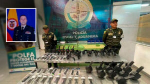 Sancionan por 8 años a coronel que intentó ingresar un arsenal por el aeropuerto El Dorado