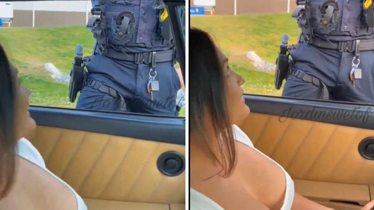 ¡Estaba uniformado! Policía fue despedido por participar en video con  modelo de OnlyFans