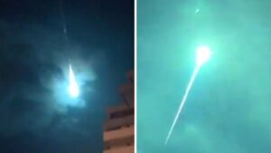 La verdad detrás de la bola de fuego azul que se vio desde la Tierra y alumbró la noche