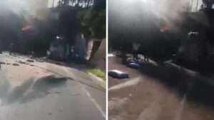 Video | Devastador accidente en La Línea: tractomula explotó y dos personas murieron