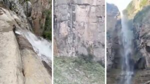 Video | Revelan que famosa e imponente cascada de China proviene de una tubería