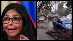La vicepresidenta de Venezuela Delcy Rodríguez resultó herida por árbol que le cayó encima