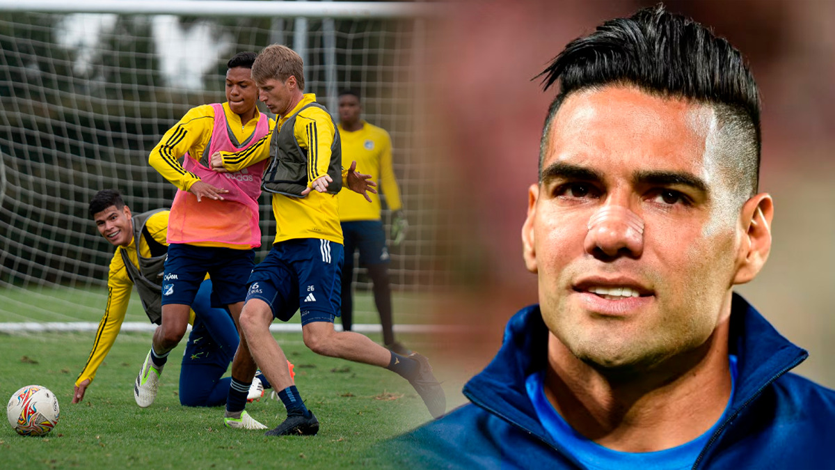 Falcao se puso la camiseta de Millonarios: así fue el primer encuentro ...