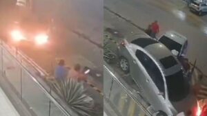 Video | Lamentable accidente en Barranquilla: dos personas impactadas por un automóvil