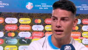 Video | James, al borde de las lágrimas dice que Colombia jugará una merecida final