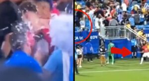 Jugador de Uruguay hirió de un botellazo a su preparador físico en la pelea en el estadio