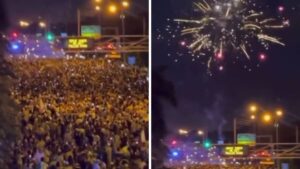 ¡Imposible no emocionarse! Colombianos hicieron un impresionante banderazo en Miami