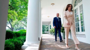 Tras su retiro, Biden respalda a Kamala Harris para las elecciones en Estados Unidos