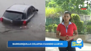 ¡Colapsa cuando llueve! Paciente quedó atrapada en inundación en Barranquilla