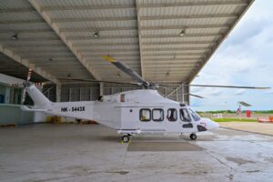 Llega a Colombia un helicóptero italiano para fortalecer industria aérea nacional