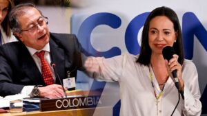 Un gobierno extranjero no decide quién es presidente de Venezuela: Petro a María Corina