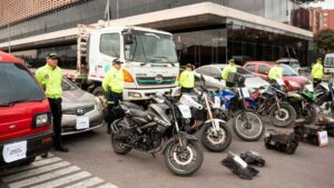 Operativo en Bogotá desmantela redes de hurto de vehículos y motocicletas