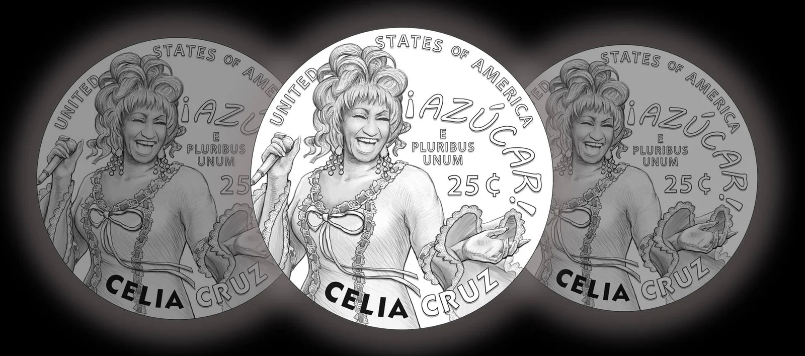 Celia Cruz es la primera mujer afrolatina en una moneda